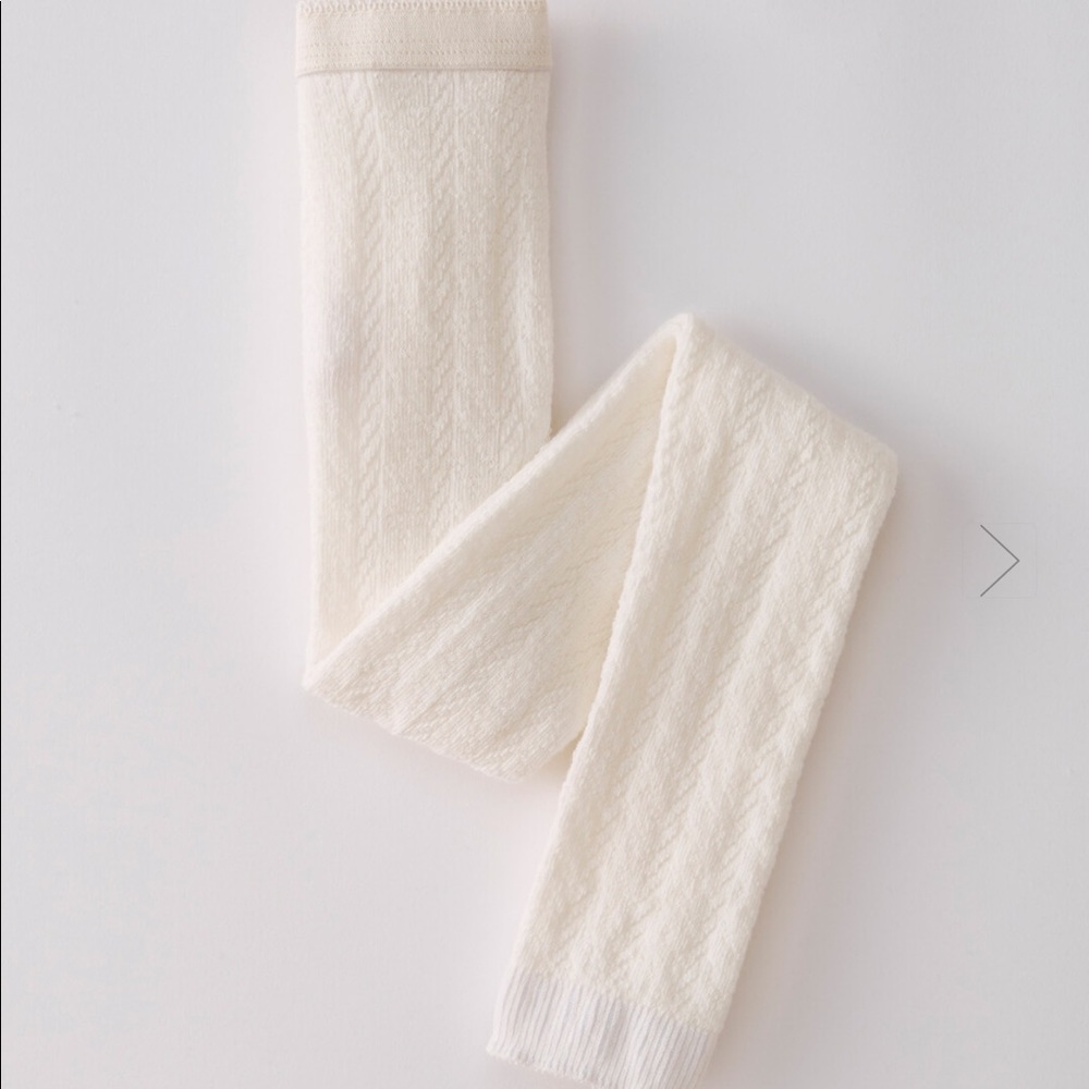 NWT Hanna Andersson White Footless Tights